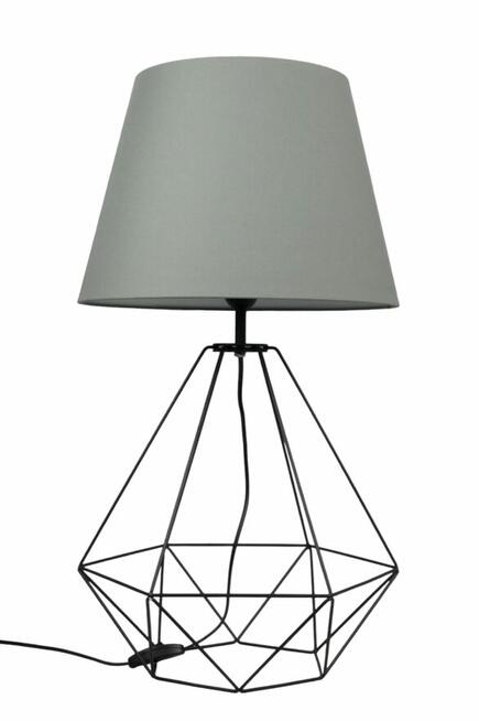 Lampa biurkowa INDAL industrialny podstawa czarna lub biała