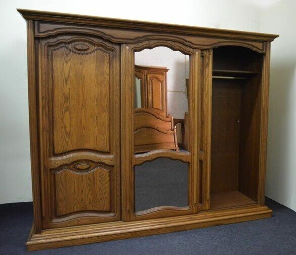Piękna Sypialnia Dębowa / Szafa Przesuwne