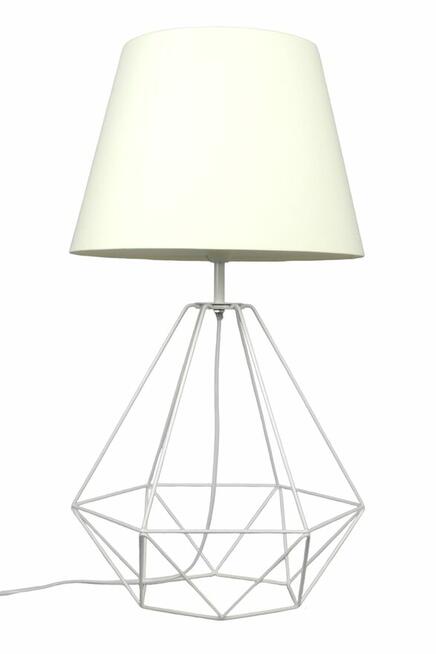 Lampa biurkowa INDAL industrialny podstawa czarna lub biała