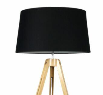 Lampa podłogowa JUNGATORP skandynawski drewno regulowany