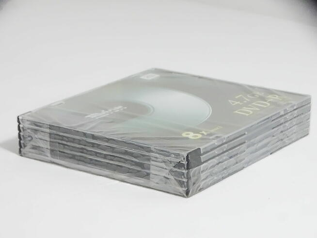 Płyty DVD+R TEVION 4,7 GB + twarde okładki 5-cio Pack