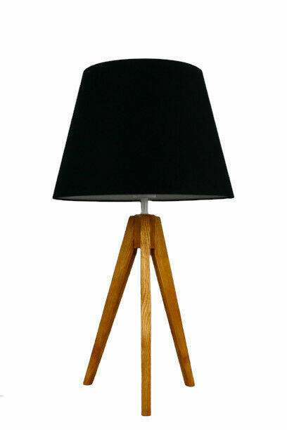 Lampa biurkowa BUNGENAS skandynawski drewno buk