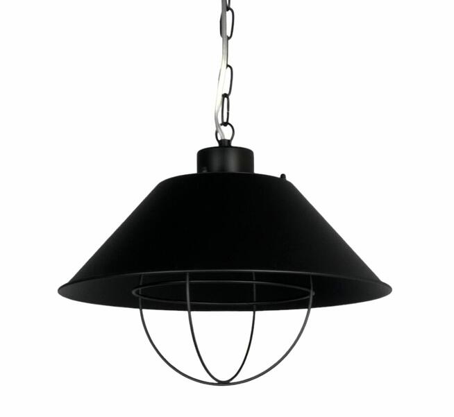 Lampa wisząca RESTAD BLACK retro + łańcuch