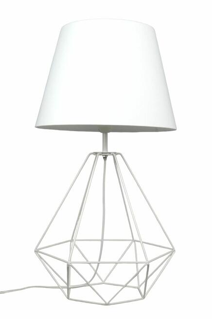 Lampa biurkowa INDAL industrialny podstawa czarna lub biała