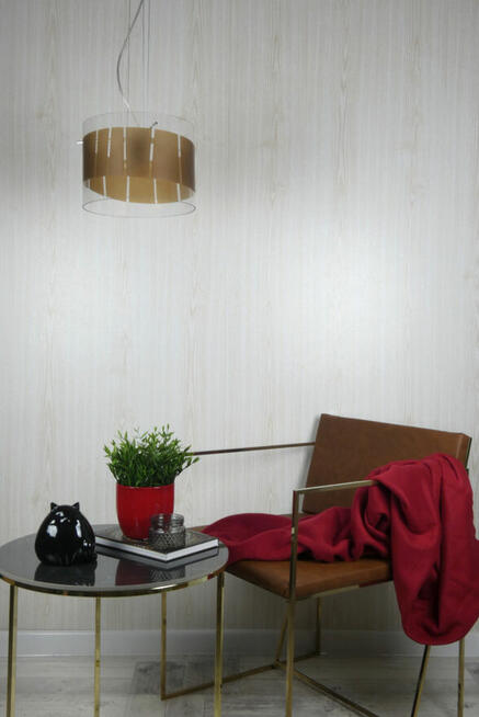 Lampa wisząca AMUNDEBO design szkło z brązowym pasem