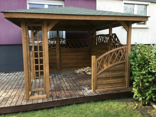 Altana ogrodowa KRATKA FALA nowa