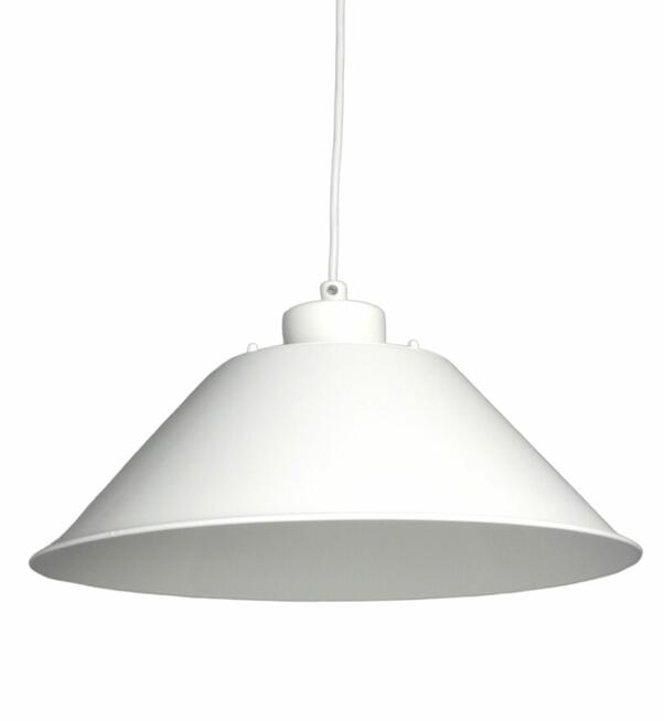 Lampa wisząca RESTA biała retro