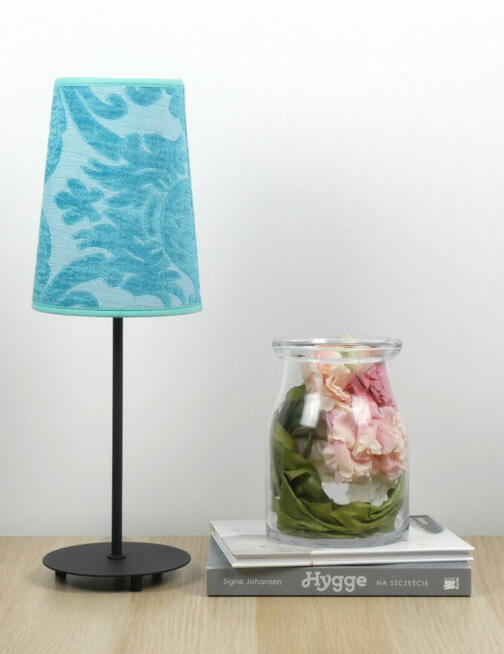 Lampa biurkowa NORBERG klasyczny flok aksamit różne kolory