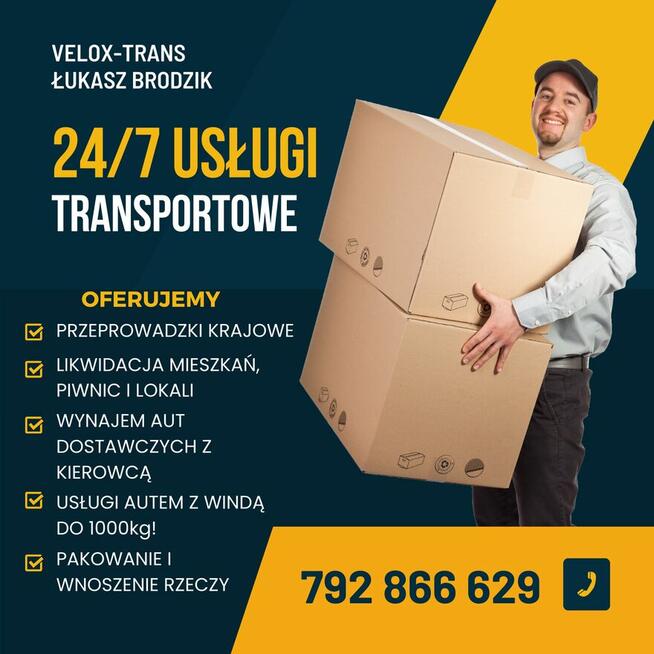 TRANSPORT/PRZEPROWADZKI KRAJOWE/OPRÓŻNIANIE MIESZKAŃ