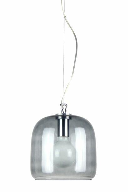 Szklana lampa wisząca walec na lince ROLLSBO