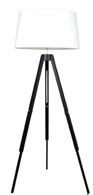 Lampa podłogowa JUNGATORP skandynawski drewno regulowany