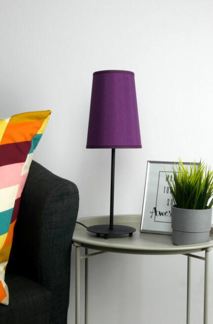 Lampa biurkowa VINSA klasyczny modny kolor fioletowy