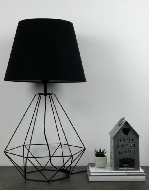 Lampa biurkowa INDAL industrialny podstawa czarna lub biała