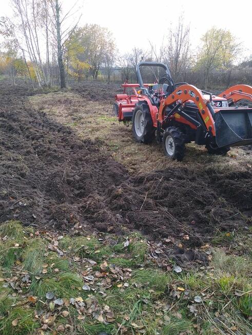 Usługi glebogryzarką separacyjną zakładanie trawników Łódź