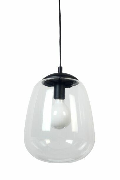 Szklana lampa wisząca owal ABBA