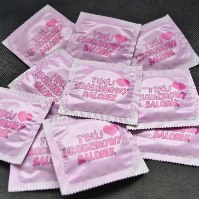 Pomysł na prezent - Prezerwatywy urodzinowe