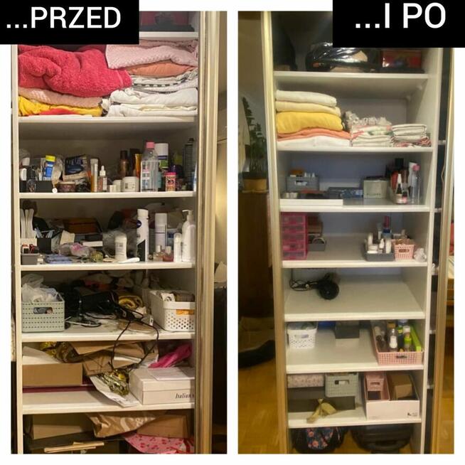 Organizacja domu, biura, przeprowadzek decluttering Warszawa