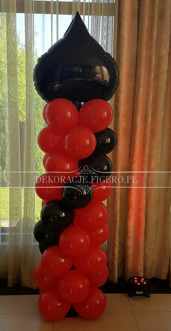 Dekoracje imprezowe urodzinowe w stylu Casino