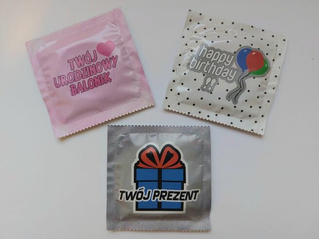 Pomysł na prezent - Prezerwatywy urodzinowe