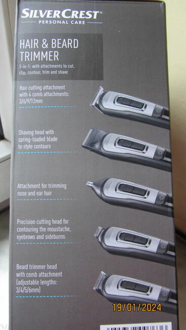 Maszynka do strzyżenia i golenia 5 w 1