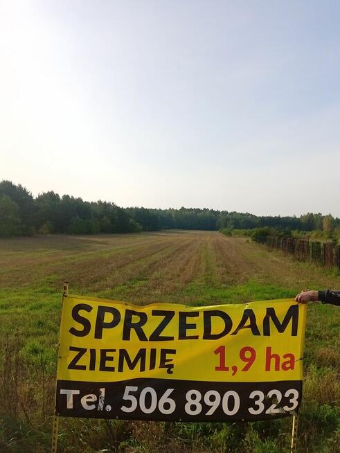 Ziemia rolno-budowlana z lasem 1,9 ha MPZP gm. Żabia Wola