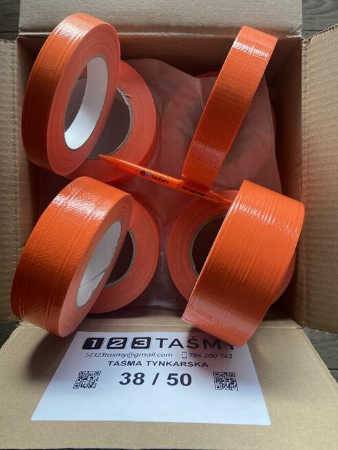Taśma tynkarska pomarańczowa 48/50 metrów