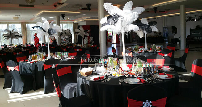 Dekoracje imprezowe urodzinowe w stylu Casino