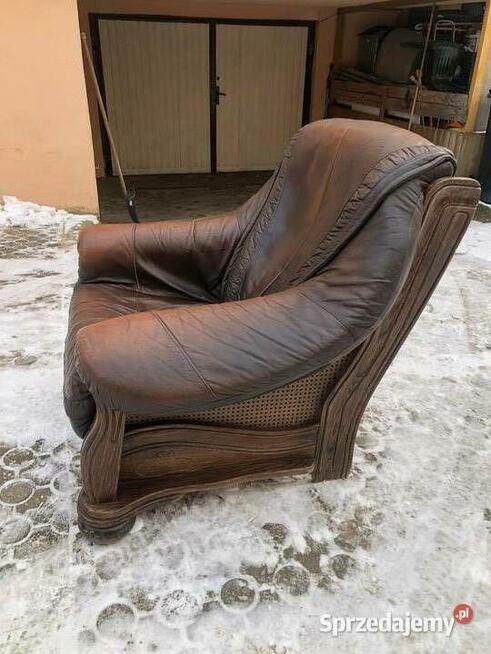 Fotel skórzany