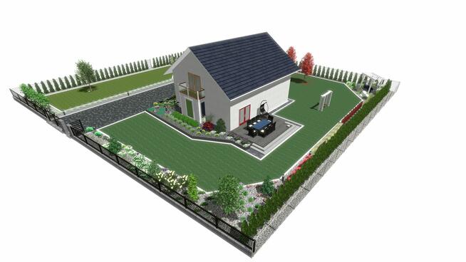 Projekty Ogrodów- Wizualizacje