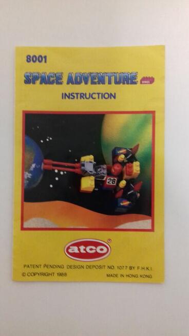 Klocki Atco Space Adventure–8001, do sprzedania