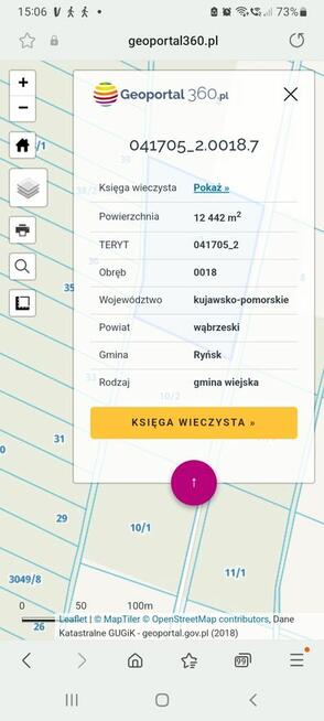 Działka leśną w okolicy ośrodka wypoczynkowego w Przydworzu