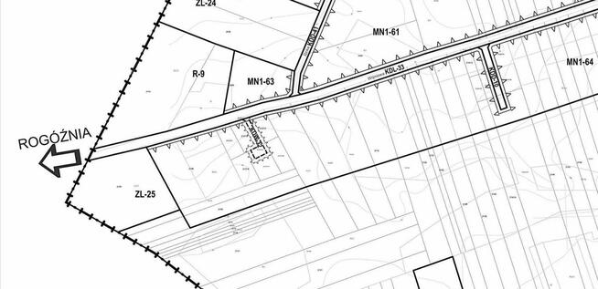Działka inwestycyjna w rej. ul. Wiśniowej, 55 zł/m2