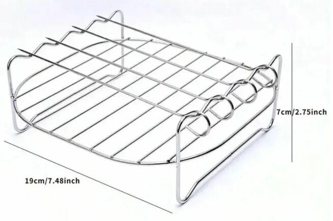 Nowy stojak na grill do frytownicy.