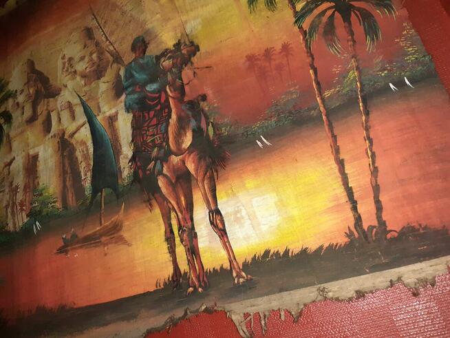 Papirus oryginalny egipski Kair na zamówienie 2 x 1,5 m