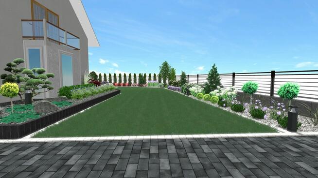 Projekty Ogrodów- Wizualizacje