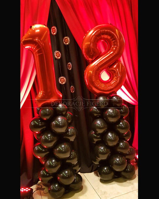 Dekoracje event, urodzinowe, 18-stka w stylu Broadway