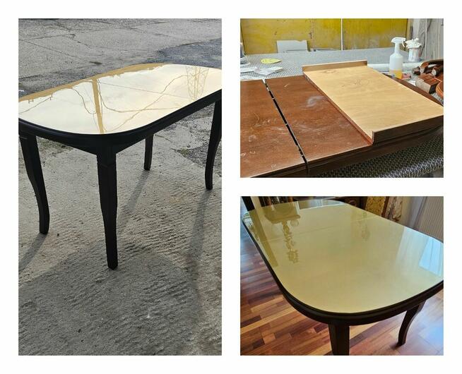 Renowacja mebli , stołów , lakierowanie frontów do szafek