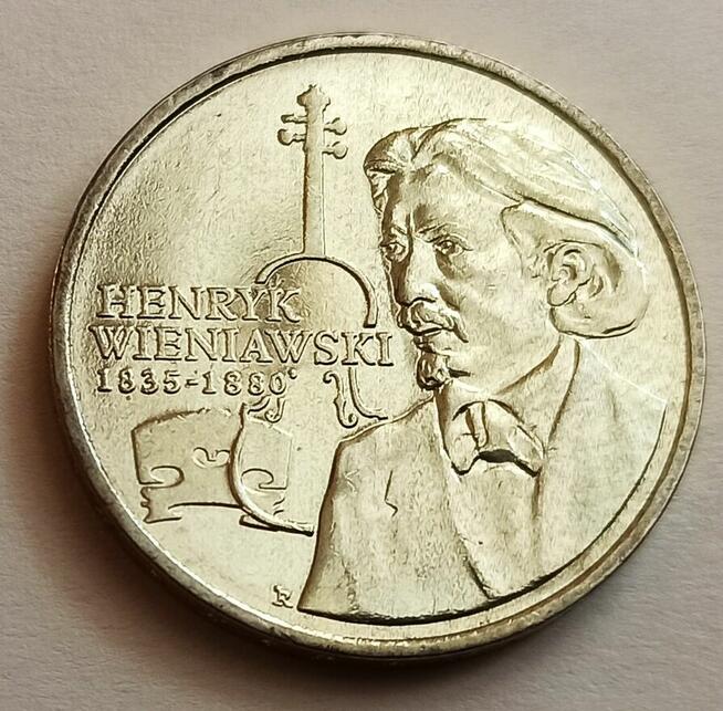 2 zł 2001 r. Henryk Wieniawski