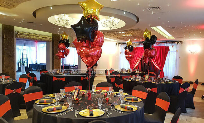 Dekoracje event, urodzinowe, 18-stka w stylu Broadway