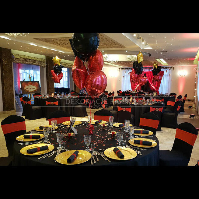 Dekoracje event, urodzinowe, 18-stka w stylu Broadway