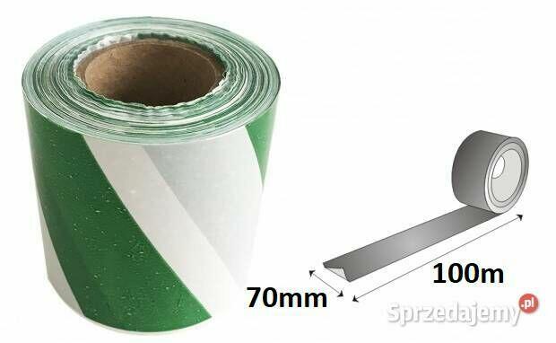 Taśma ostrzegawcza foliowa wygrodzeniowa