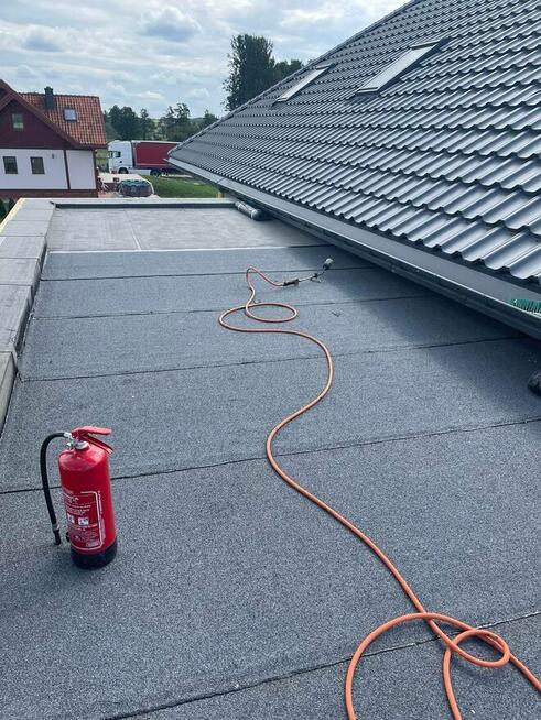 Odśnieżanie dachów płaskich, Hydroizolacja dachy, tarasy,papa