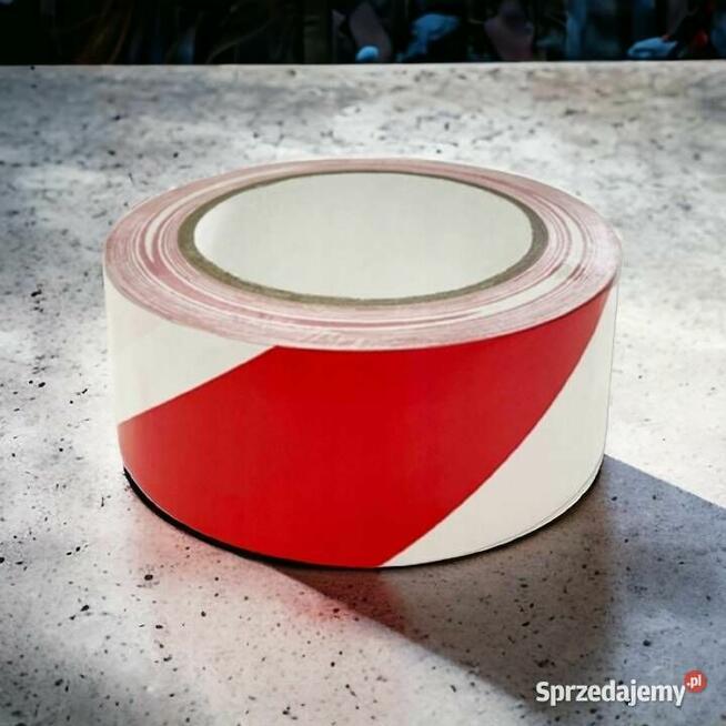 Taśma ostrzegawcza żółto czarna