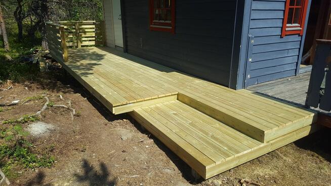 Tarasy, podłogi, stolarstwo