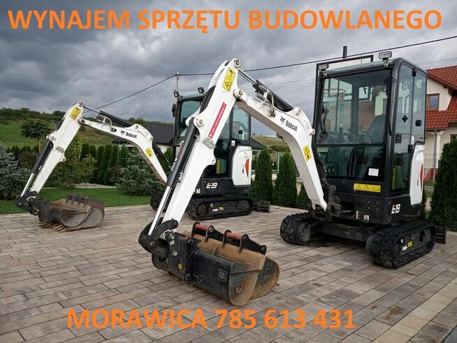 WYNAJEM WYPOŻYCZALNIA ŁADOWARKA MINIKOPARKA 1,9T