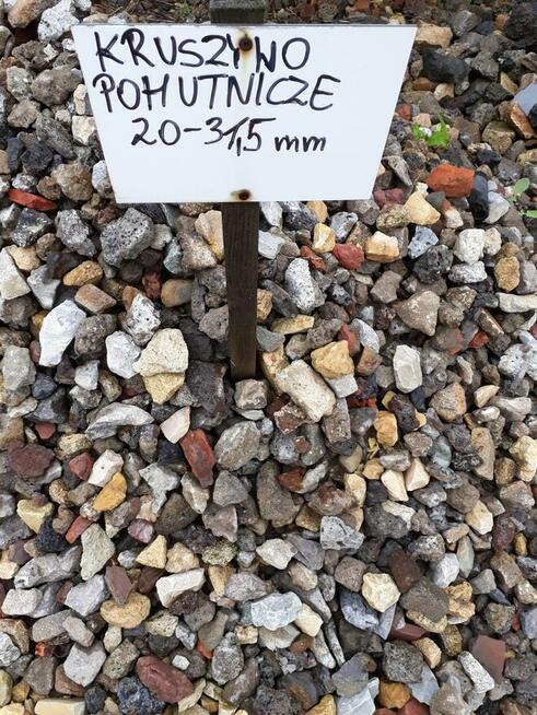 KRUSZYWO POHUTNICZE różne frakcje BUDOWA, UTWARDZANIE