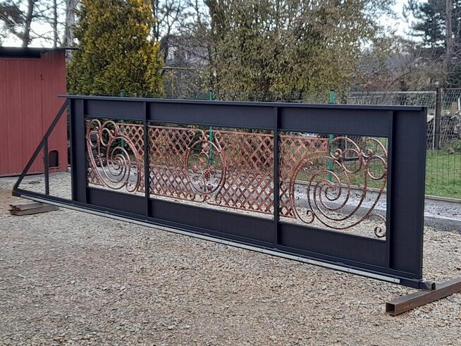 Przęsło ogrodzeniowe, ogrodzenie palisadowe, żaluzjowe