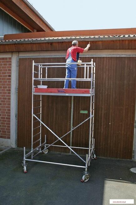 ADAMEK. Rusztowanie aluminiowe jezdne, przejezdne. WYNAJEM