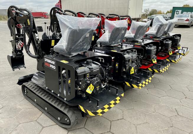Nowa Minikoparka Springer MAX-PRO Koparka Polska Produkcja