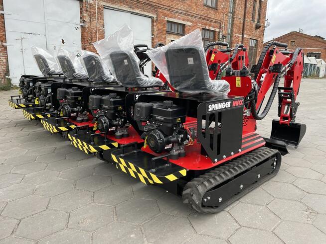 Nowa Minikoparka SpringerMAX Obrót 360°, Polski Producent